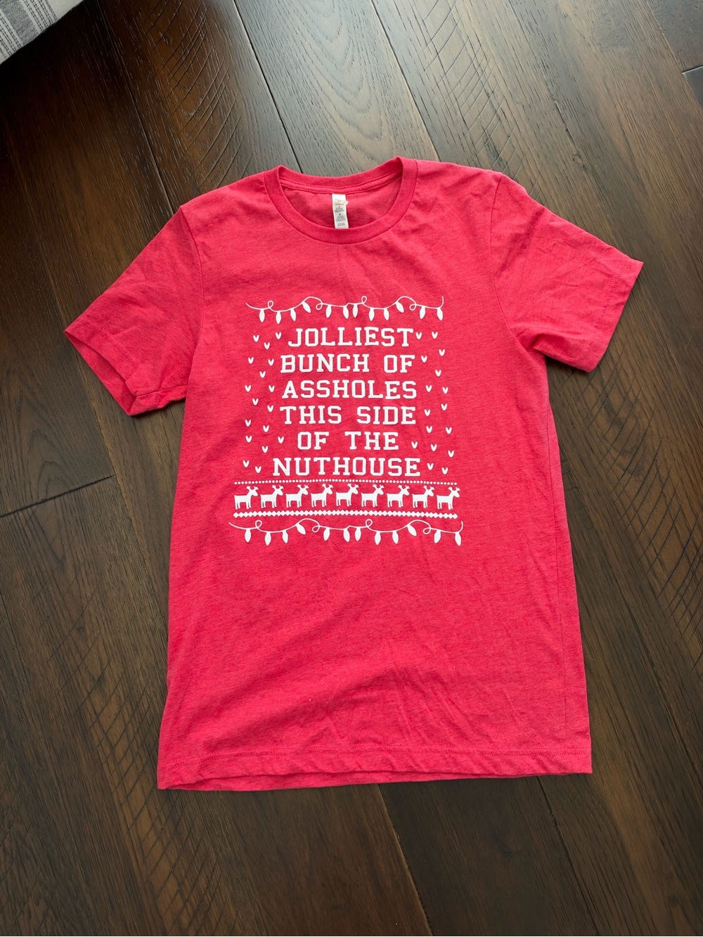 Jersey Short Sleeve Tee - Red Heather